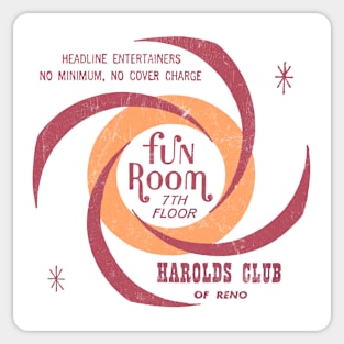 Fun Room Harolds Of Reno -- Vintage Aesthetic Sticker